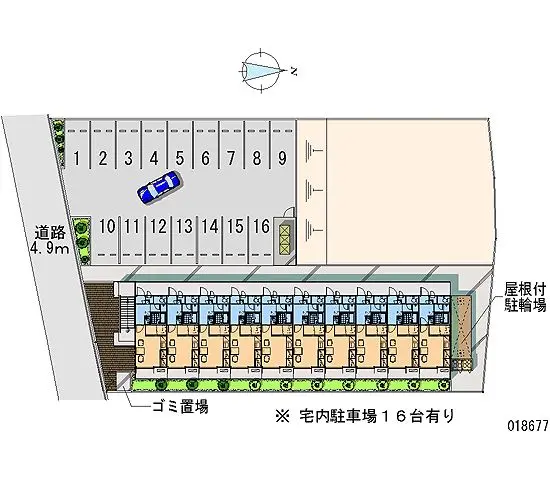 ★手数料０円★紀の川市田中馬場　月極駐車場（LP）